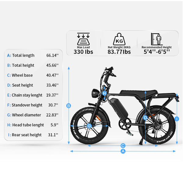 VTOKW Electric Bike for Adults, 1000W Peak Motor Adult Electric Bicycle, 48V 15Ah Battery, Up to 31MPH, 20'' Fat Tire Ebike, Dual Disc Brakes Mountain Bike for Cycling, 7 Speed E Bike, E-bike UL2849