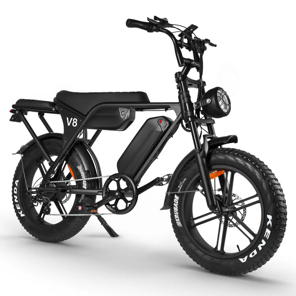 VTOKW Electric Bike for Adults, 1000W Peak Motor Adult Electric Bicycle, 48V 15Ah Battery, Up to 31MPH, 20'' Fat Tire Ebike, Dual Disc Brakes Mountain Bike for Cycling, 7 Speed E Bike, E-bike UL2849