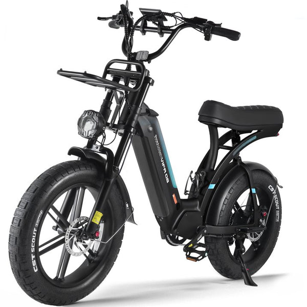 VTOKW Electric Bike for Adults, 750W Electric Bicycles, 20'' Fat Tire Ebike for Adults, 48V 20Ah Battery, 31 MPH Mountain Bike, Hydraulic Brake 7 Speed E-bike, Bicicleta Eléctrica para Adultos UL2849