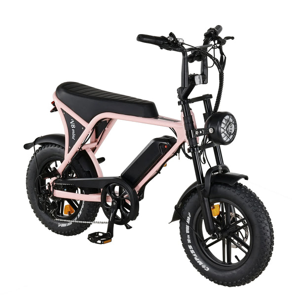 VTOKW Electric Bike for Adults, 500W Electric Bicycles with 36V 10.4Ah Battery, 16" Fat Tire Ebike, 20MPH E-Bike, E Bike for Adults UL2849
