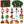 JYRUE Christmas Ornaments Building Set, 15 Pack Building Block Blind Bags with Christmas Tree, Santa, Wreath & Gingerbread Man, Christmas Party Favors & Stocking Stuffers for Kids Ages 6+