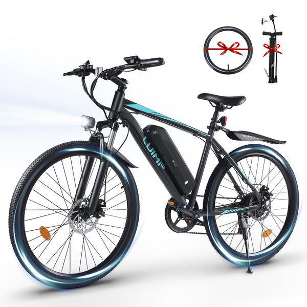 VTOKW 26" Electric Bike for Adults, 500W Ebike with 36V 10.4Ah Battery, 20MPH Electric Bicycles, E-bike for Adults, E Bike UL2849