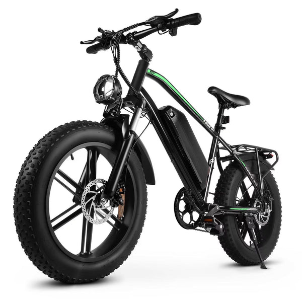 VTOKW Electric Bike, Peak 1000W Electric Bicycles for Adults, 20X4.0" Fat Tire Ebike, 48V/13AH Battery, 25MPH E-Mountain Bike for Cycling & Off-Road, 7-Speed Front Suspension Ebike for Adults UL2849