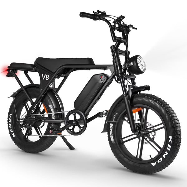 VTOKW Electric Bike for Adults, 1000W Peak Motor Adult Electric Bicycle, 48V 15Ah Battery, Up to 31MPH, 20'' Fat Tire Ebike, Dual Disc Brakes Mountain Bike for Cycling, 7 Speed E Bike, E-bike UL2849